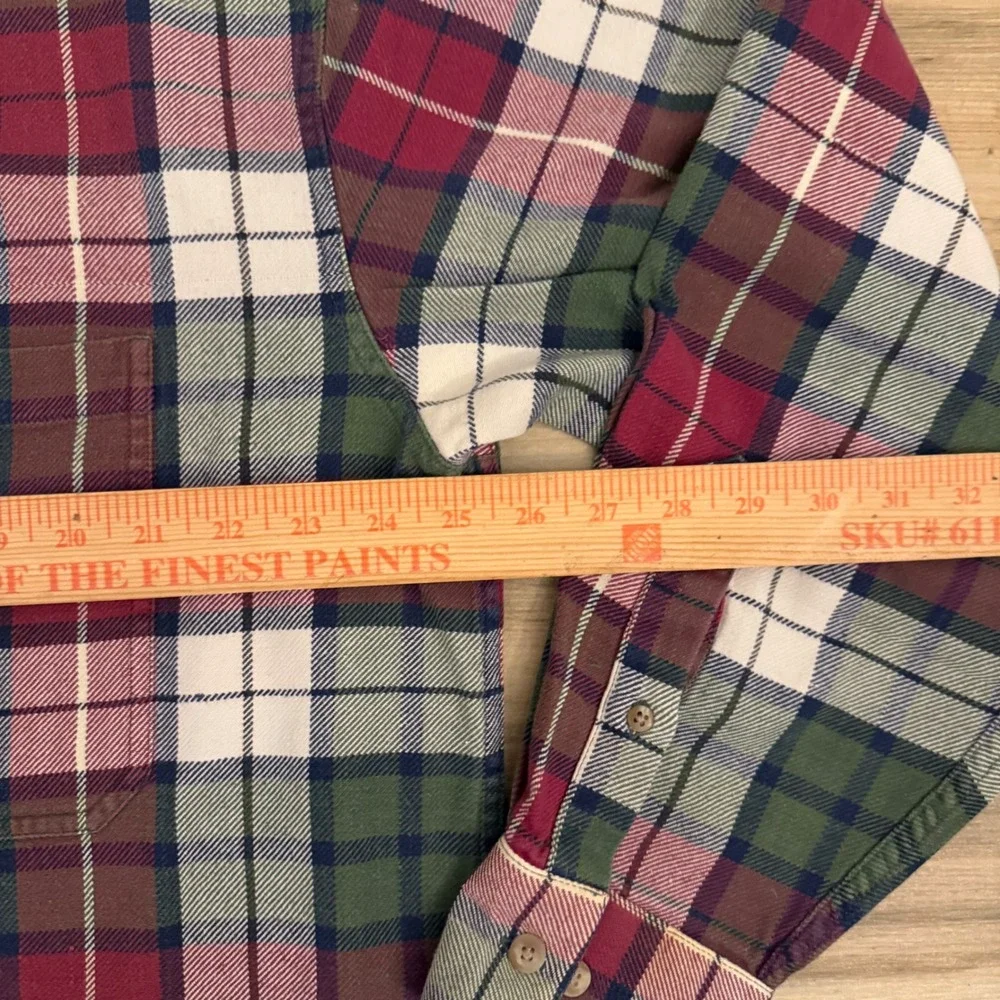 Vintage 90s Banana Republic Plaid Flannel - Boxy Oversized XL Grunge Overshirt